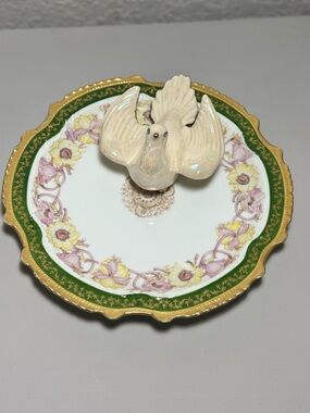 Dove Jewelry Dish Vintage Plate France Vintage Ceramic Dove